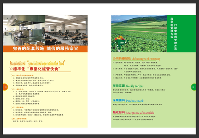 企業(yè)工廠餐飲飲食采購(gòu)配送管理服務(wù)公司宣傳畫(huà)冊(cè)圖冊(cè)彩頁(yè)設(shè)計(jì)印刷