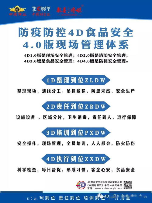 4d食品安全現(xiàn)場管理體系4.0版